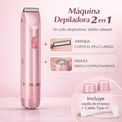 DEPILADORA DOBLE CABEZAL