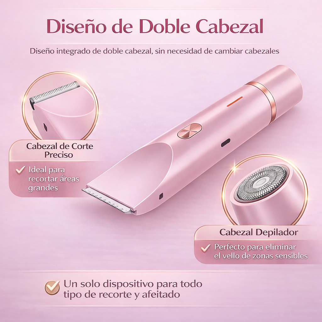 DEPILADORA DOBLE CABEZAL