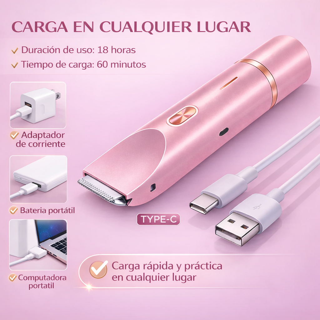 DEPILADORA DOBLE CABEZAL