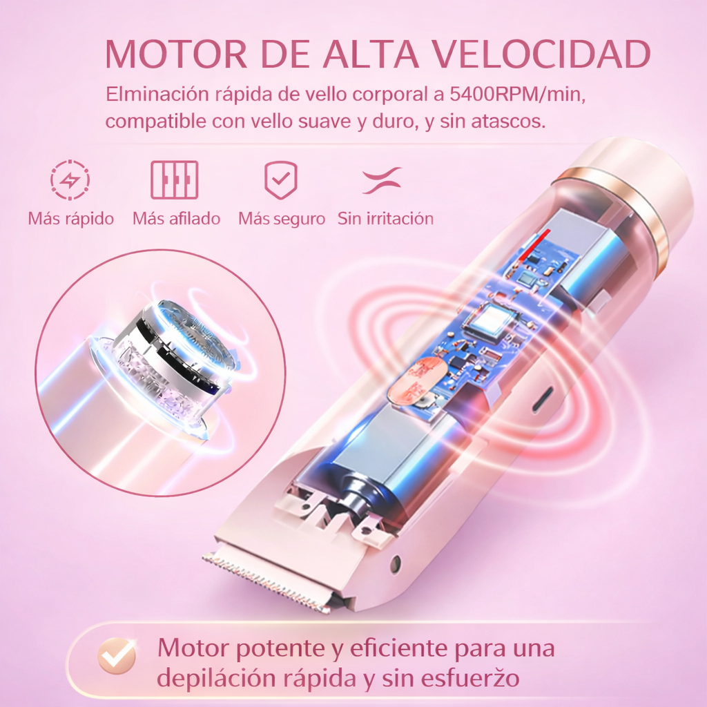 DEPILADORA DOBLE CABEZAL
